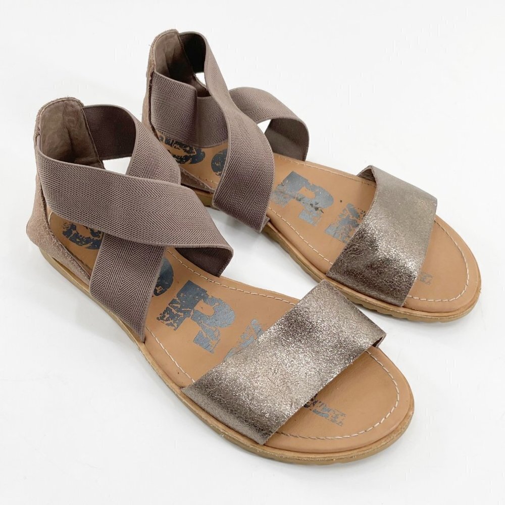 Sorel Ella II Sandal In Ash Brown